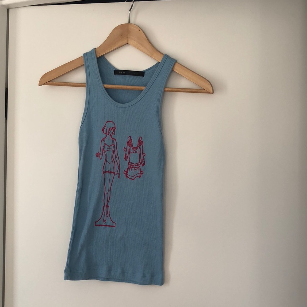 Marc Jacobs Ribbed Tank Top